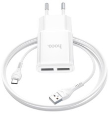 Зарядний пристрій HOCO C88A White (6931474749550)