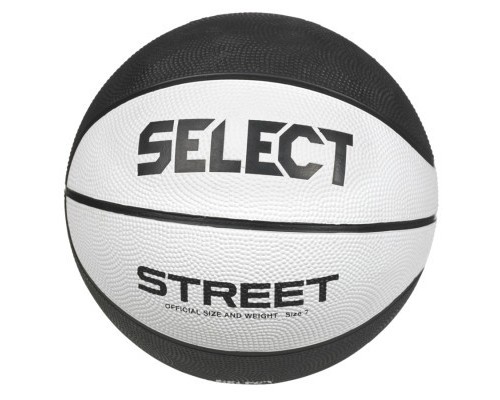 М'яч баскетбольний Select Basketball Street v23 біло-чорний 205570-126 №5 (5703543314126)