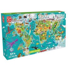 Пазл Hape гра Карта світу 105 елементів (E1626)