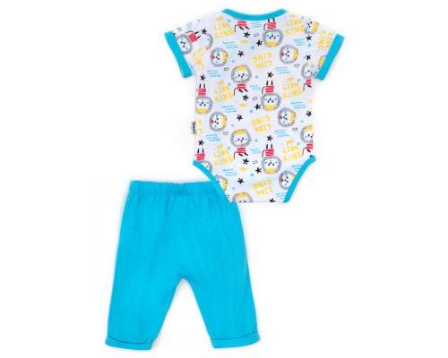 Набір дитячого одягу Miniworld з їжаком (14960-74B-blue)