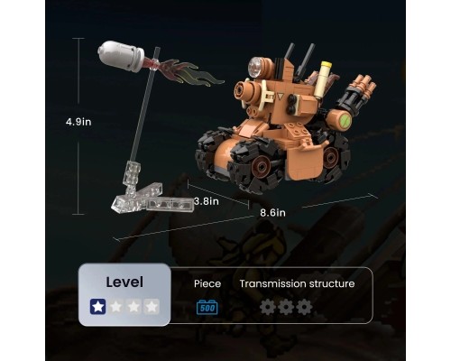 Конструктор Pantasy Metal Slug Металевий слимак серії SV-001TYPE-R (86232)