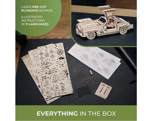Конструктор Ugears механічний Крилате спорткупе (70205)