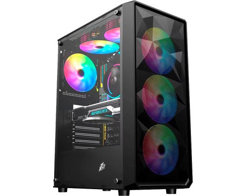 Корпус 1stPlayer FD3-4F2(AP)-BK