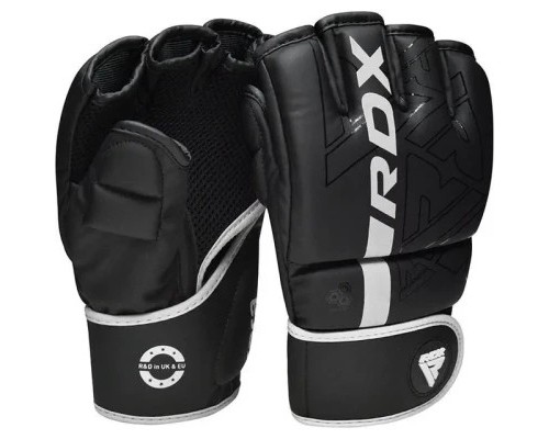 Рукавички для MMA RDX F6 Kara Matte White Plus S/M (GSR-F6MW-S/M+)