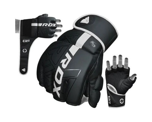 Рукавички для MMA RDX F6 Kara Matte White Plus S/M (GSR-F6MW-S/M+)