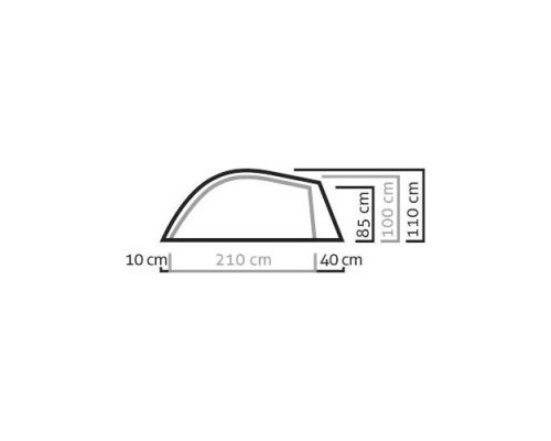 Намет Salewa Litetrek PRO II 5617 4745 - UNI - сірий (013.003.0863)