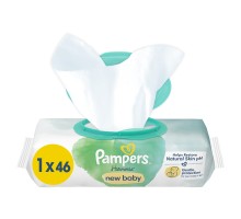 Дитячі вологі серветки Pampers Harmonie New baby 46 шт (8006540815885)