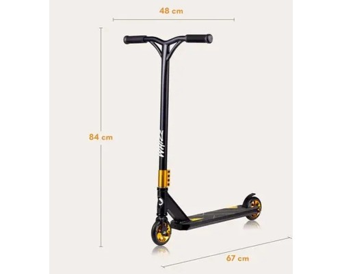 Самокат Lionelo Whizz Black Carbon Yellow (LO-WHIZZ BLACK CARBON YELLOW)