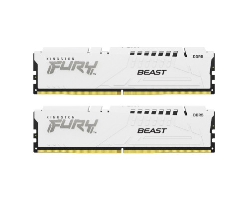Модуль пам'яті для комп'ютера DDR5 32GB (2x16GB) 6800 MHz Beast White EXPO Kingston Fury (ex.HyperX) (KF568C34BWEK2-32) Модуль пам'яті для комп'ютера DDR5 32GB (2x16GB) 6800 MHz Beast White EXPO Kingston Fury (ex.HyperX) (KF568C34BWEK2-32)