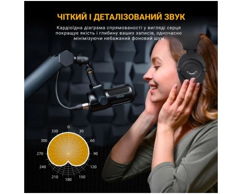 Мікрофон Fifine Tank1 XLR Black (Tank1)