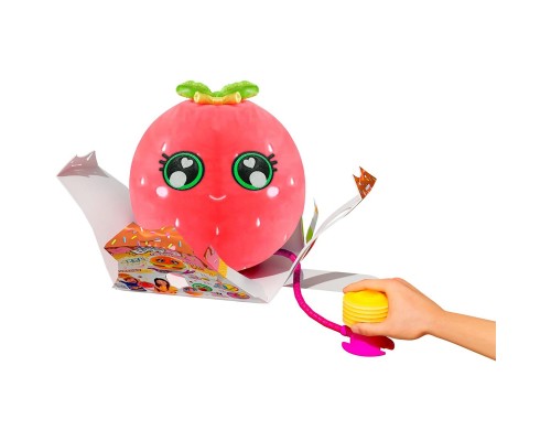М'яка іграшка Biggies серії Little Foodies - Полуниця (надувна іграшка, насос) (BIG002-ST)