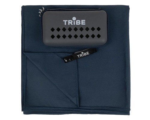 Туристичний рушник Tribe з мікрофібри в чохлі Pocket Towel 50х100 M Navy (T-LC-0001-M-navy)