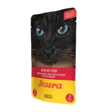 Вологий корм для кішок Josera Filet Huhn mit Rind філе курки з яловичиною 70 g (4032254750215)