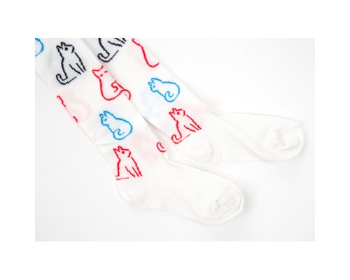 Колготки дитячі UCS Socks з котиками (M0C0301-2295-3G-white)