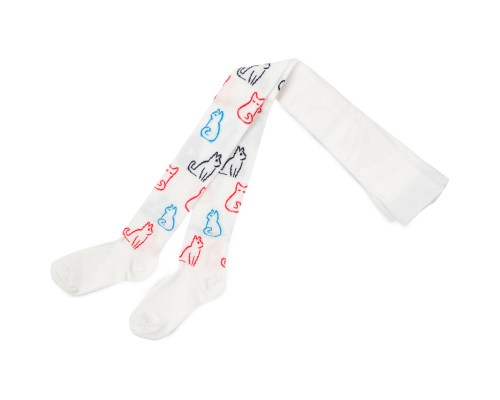 Колготки дитячі UCS Socks з котиками (M0C0301-2295-3G-white)