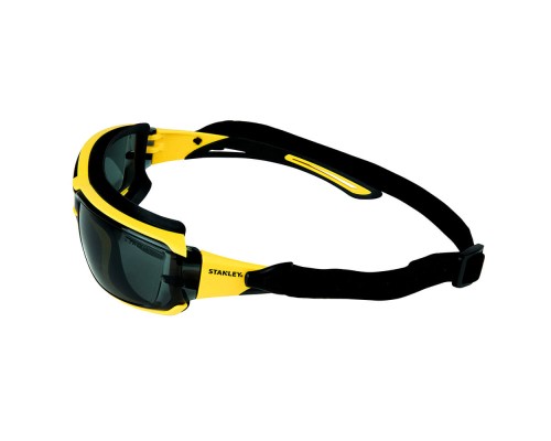 Захисні окуляри Stanley Rubber Gasket, тоновані, полікарбонатні, з м'якими гумовими дужками (SYE15-21D)