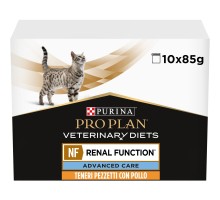 Вологий корм для кішок Purina Pro Plan Veterinary Diets NF Renal Function Advanced Care При патології нирок З куркою 10 x 85 г (7613287873644)