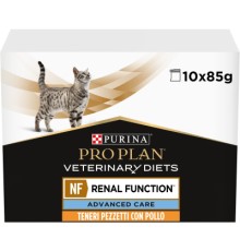 Вологий корм для кішок Purina Pro Plan Veterinary Diets NF Renal Function Advanced Care При патології нирок З куркою 10 x 85 г (7613287873644)