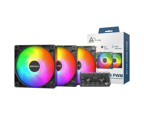Кулер до корпусу MONTECH GF120 PWM (B31)