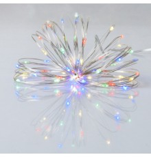 Гірлянда YES! Fun Нитка на мідному дроті 60 LED Різнокольорова 6 м Статична На батарейках (975031)