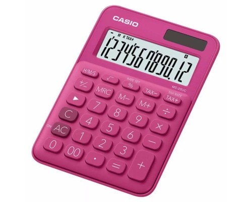 Калькулятор Casio MS-20UC-RD-W-EC, червоний (CALC-CAS-MS-20UC-RD)