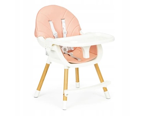 Стілець для годування Ecotoys 2 в 1 SMART Pink (HA-004 PINK)