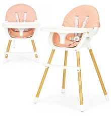 Стілець для годування Ecotoys 2 в 1 SMART Pink (HA-004 PINK)