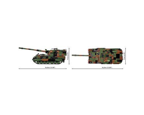Конструктор Cobi САУ PzH 2000, 1006 деталей (COBI-2628)