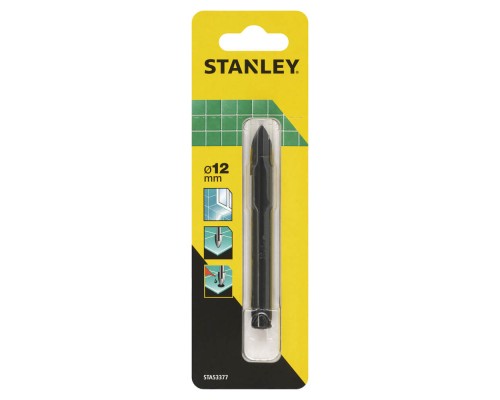Свердло Stanley по плитці, склу d=12 мм, L=97 мм (STA53377)