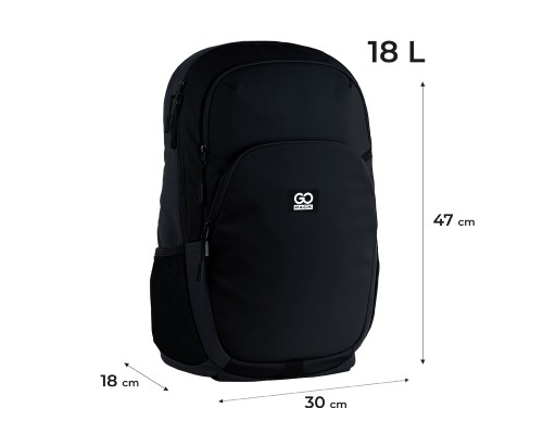 Рюкзак шкільний GoPack Education Teens 185 чорний (GO25-185L-2)