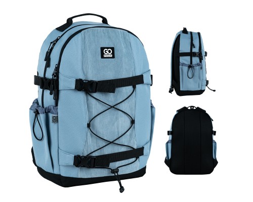 Рюкзак шкільний GoPack Education Teens 186 блакитний (GO25-186L-2)