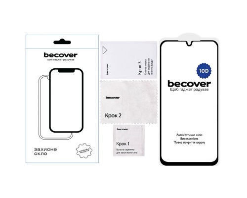 Скло захисне BeCover Samsung Galaxy A26 SM-A266 10D Black (712888)