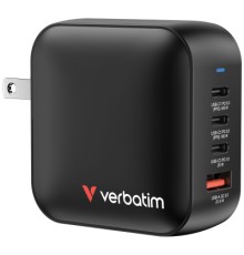 Зарядний пристрій Verbatim MiniGaN 100 W 4 ports (3xUSB-C/1xUSB-A) (32231)