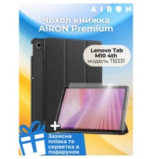 Чохол до планшета AirOn Premium Lenovo Tab M10 4th TB331 + film Black (4822352781170)
