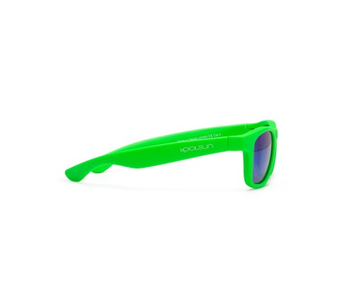 Дитячі сонцезахисні окуляри Koolsun Wave, 1-5 років, неоново-зелен (KS-WANG001)