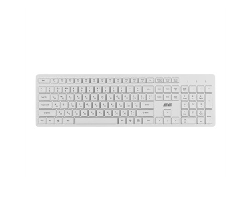 Клавіатура 2E KS260 106key Wireless UA White (2E-KS260WWH_UA)