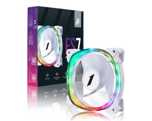 Кулер до корпусу 1stPlayer FS7 White (FS7-WH-1IN1)