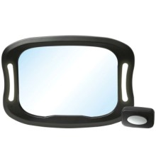 Додаткове дзеркало заднього огляду FreeON світлодіодне, з підсвічуванням і дистанційним керуванням, black (38145)