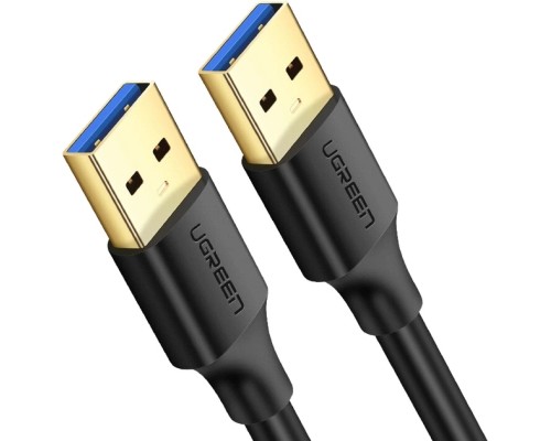 Дата кабель USB 3.0 AM/AM 2.0m US128 black Ugreen (10371)