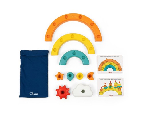 Розвиваюча іграшка Chicco 2 в 1 Веселка (12198.00)