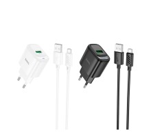 Мережевий Зарядний Пристрій Hoco C140A 1USB QC 18W+USB to Micro