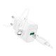 Мережевий Зарядний Пристрій Hoco C140A 1USB QC 18W+USB to Micro