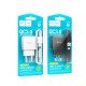 Мережевий Зарядний Пристрій Hoco C140A 1USB QC 18W+USB to Micro