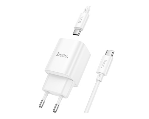 Мережевий Зарядний Пристрій Hoco C148A 1USB-C PD/QC 30W+Type-C to Type-C