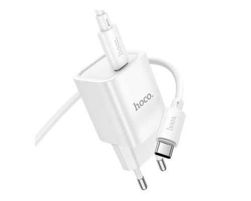 Мережевий Зарядний Пристрій Hoco C148A 1USB-C PD/QC 30W+Type-C to Type-C