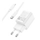 Мережевий Зарядний Пристрій Hoco C149A 1USB/1USB-C PD/QC 30W+Type-C to Lightning