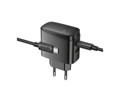 Мережевий Зарядний Пристрій Hoco CS63A 1USB/1USB-C PD65W/QC GAN+Type-C to Type-C