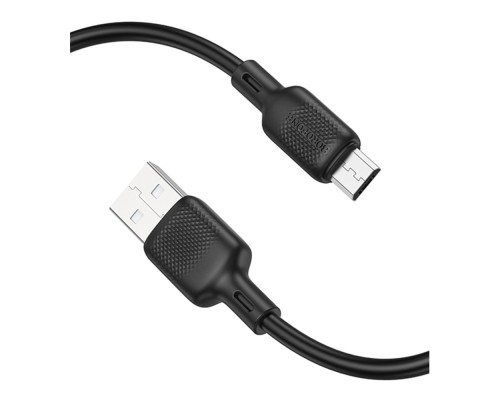 Кабель USB Borofone BX113 Silicone Micro 2.4A 2m