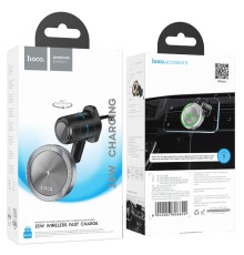 Автотримач Hoco HW6 Vision Metal Magnetic Wireless 15W