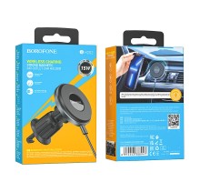 Автотримач Borofone BH202 Seaside Magnetic Wireless 15W 